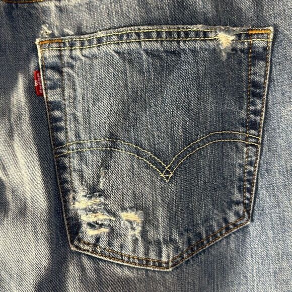 Levi’s Mens 508 Regular Taper Distressed Jeans size W36 x L32 - Picture 8 of 12